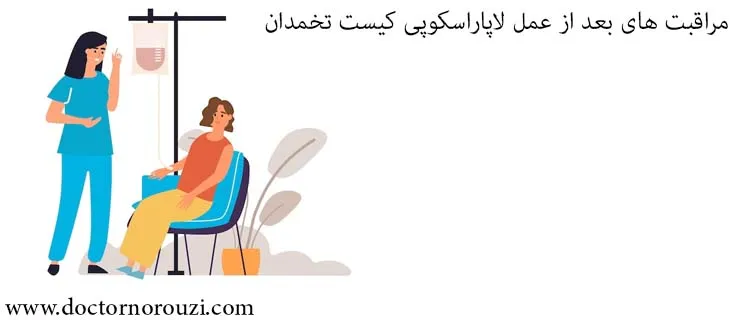 مراقبت بعد از عمل لاپاراسکوپی کیست تخمدان
